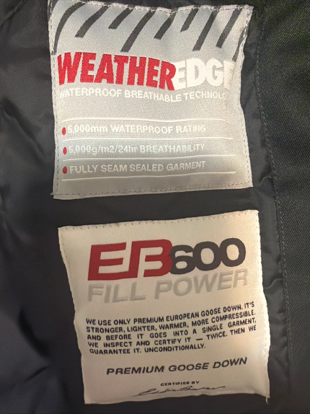Eddie Bauer WeatherEdge Black Winter Jacket - Size L - photo 4