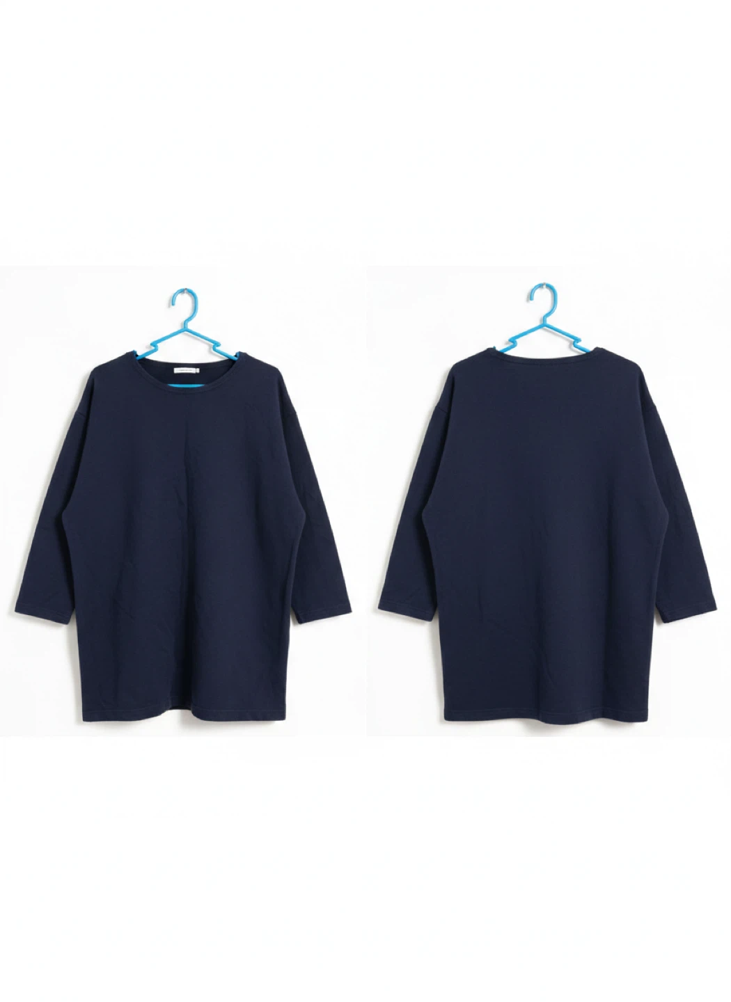 Navy 3/4 Sleeve Top