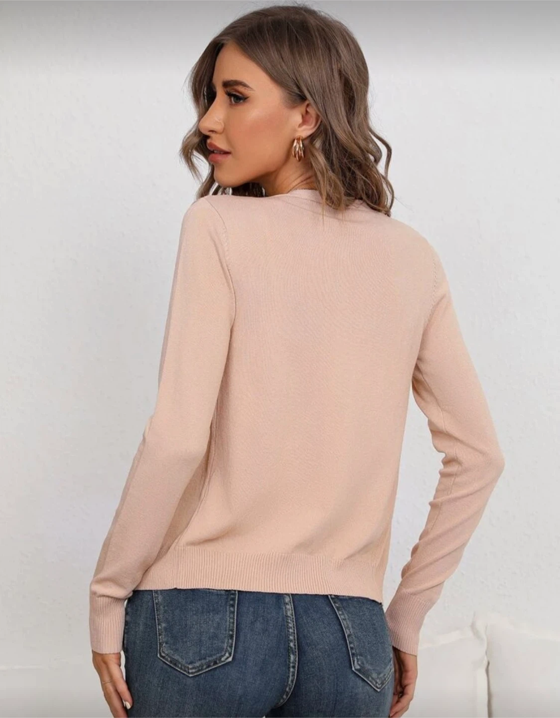 Peach Cardigan - photo 3