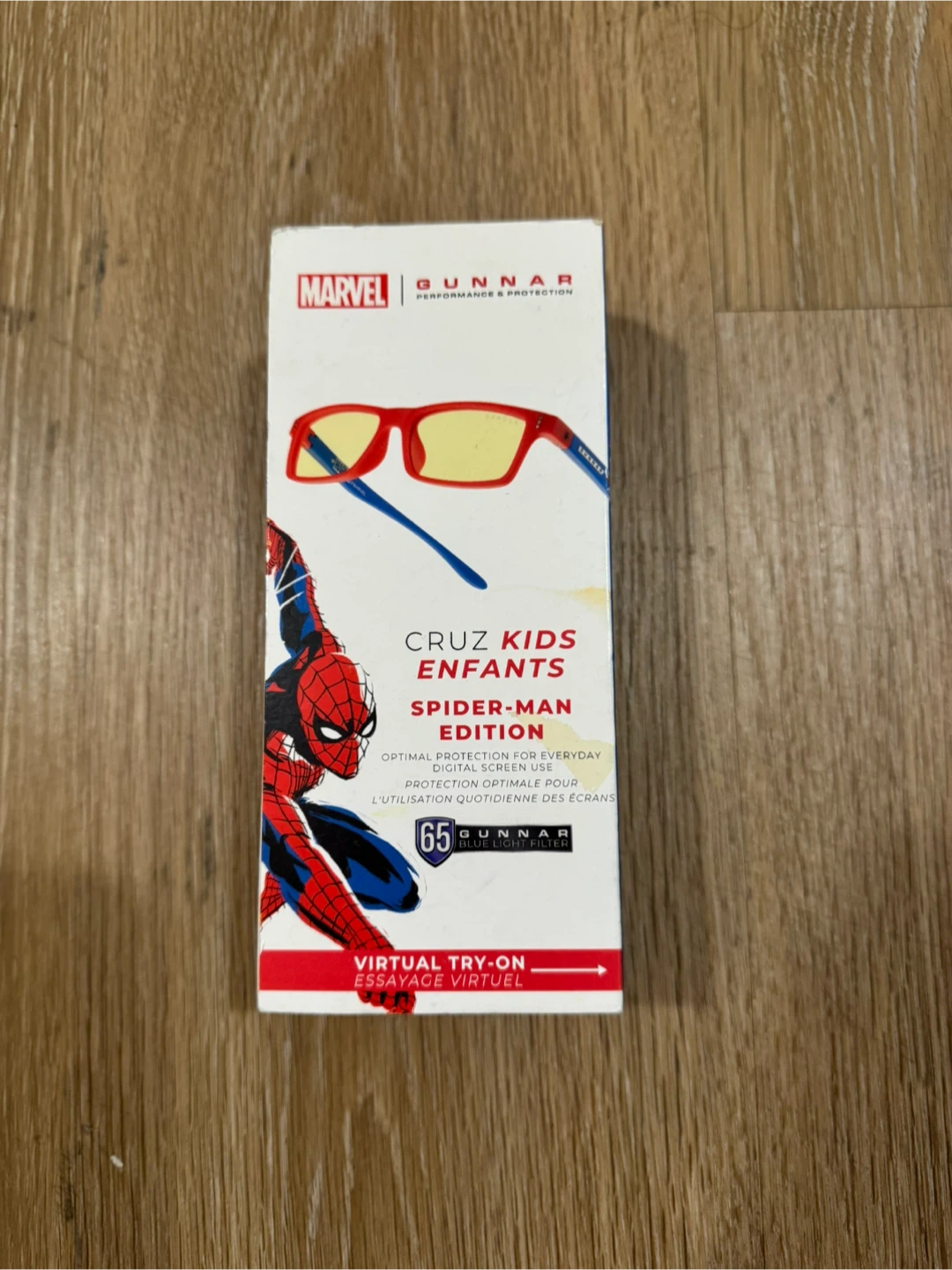 Gunnar Cruz Kids Spider-Man Edition Computer Glasses