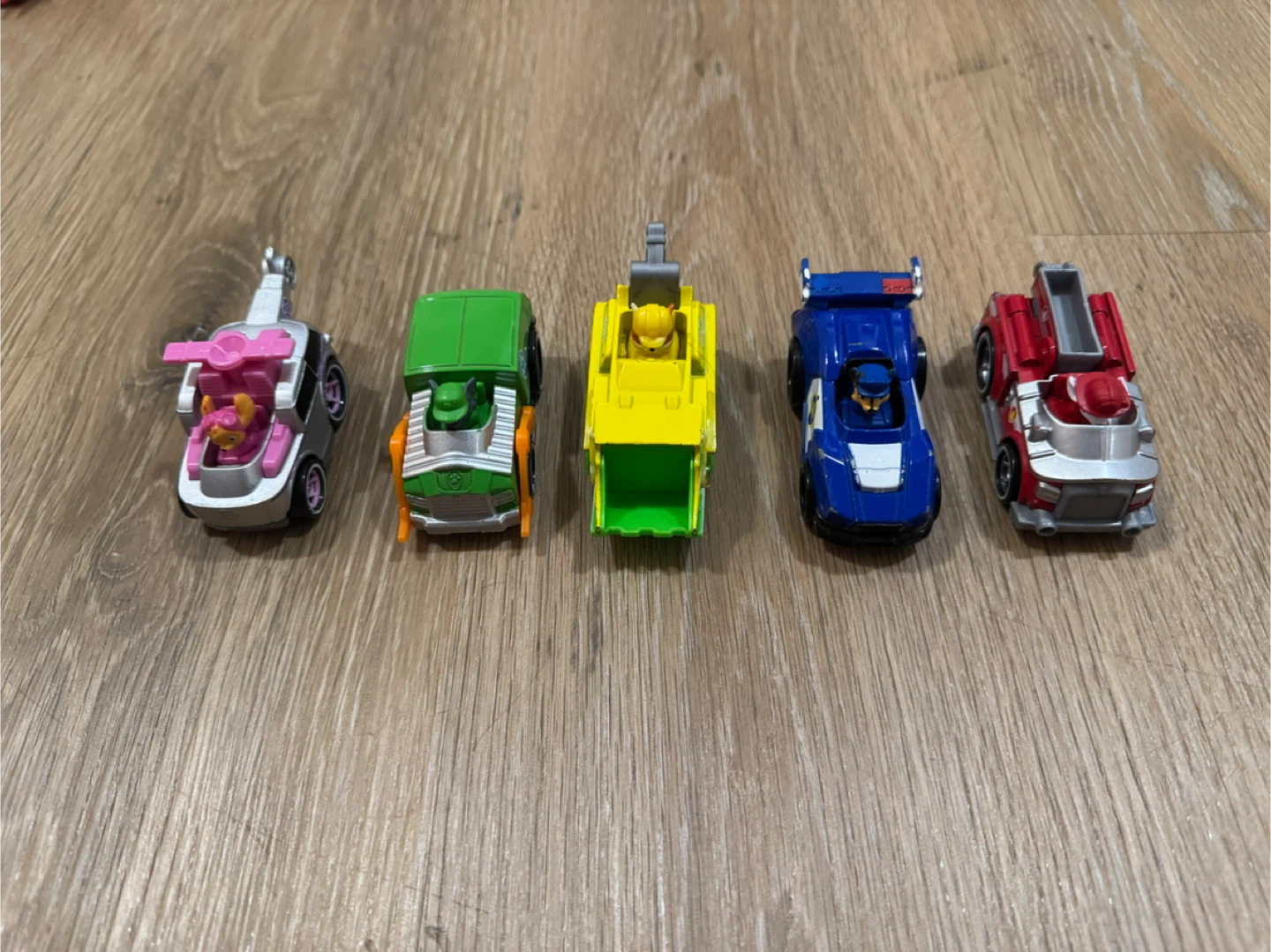 Paw Patrol True Metal Die Cast Toy Vehicles x 5