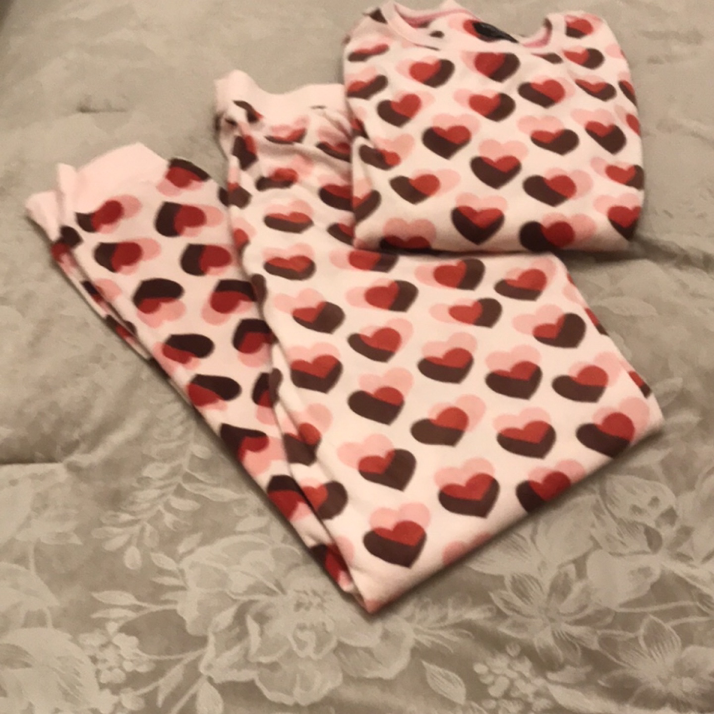 Kate Spade Heart Print Pajama Set - Size M - photo 2