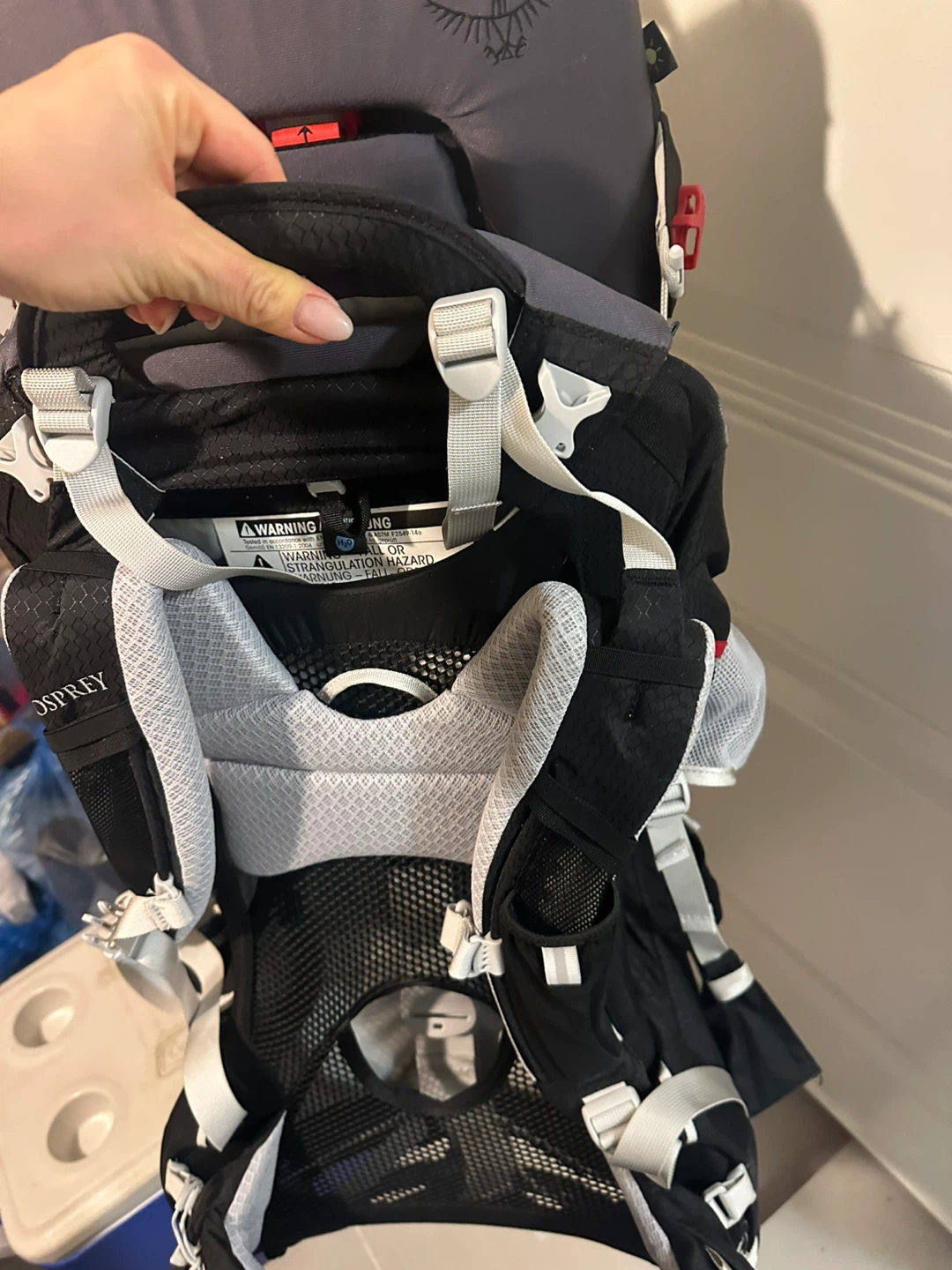 Osprey Poco Child Carrier Backpack - Black - photo 3