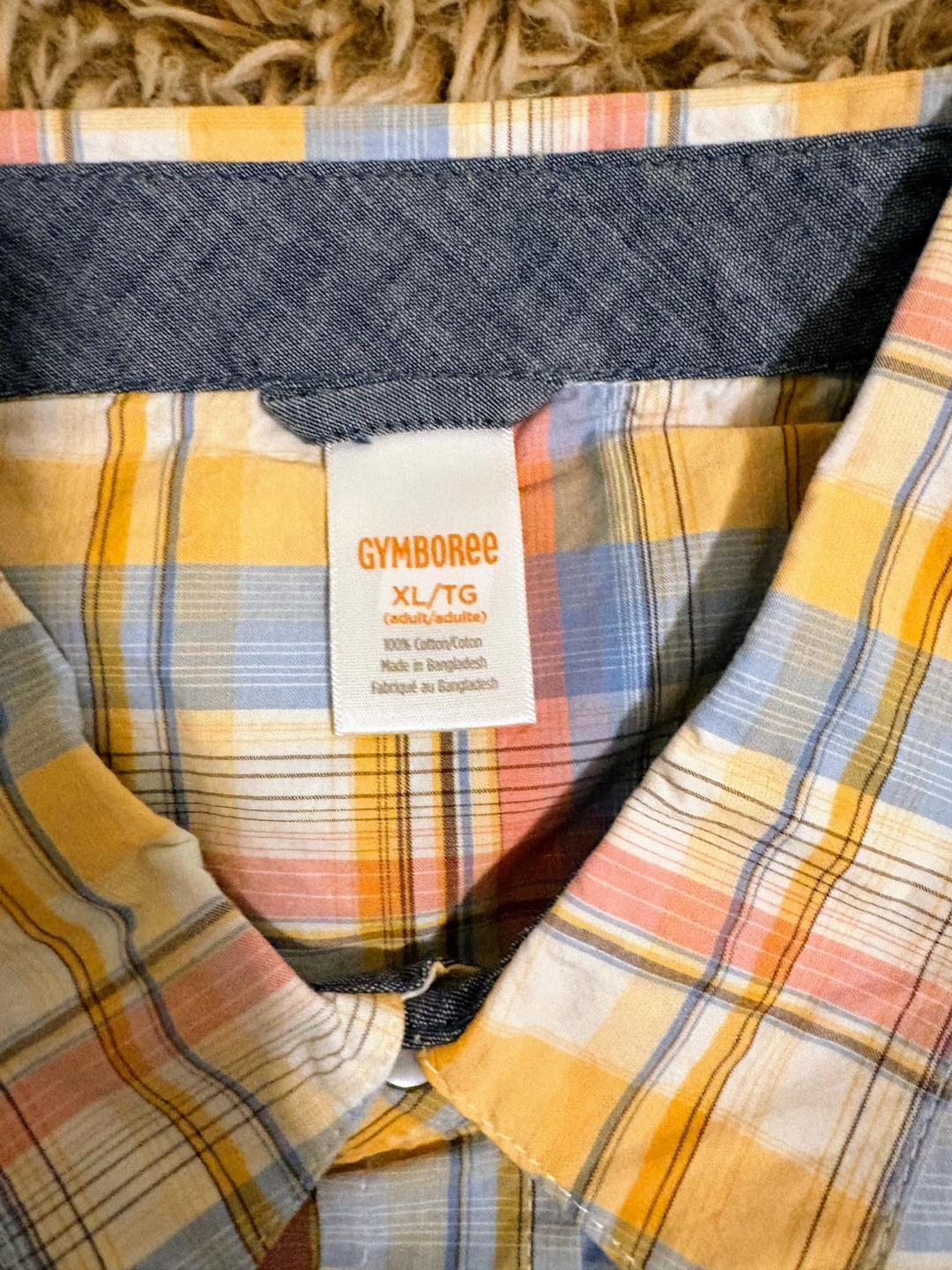 Gymboree XL Plaid Short Sleeve Shirt - photo 2