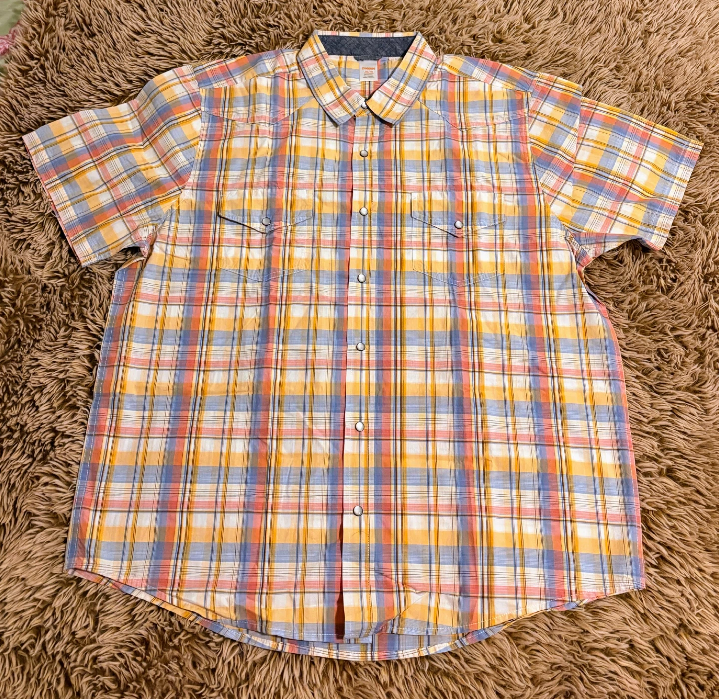 Gymboree XL Plaid Short Sleeve Shirt