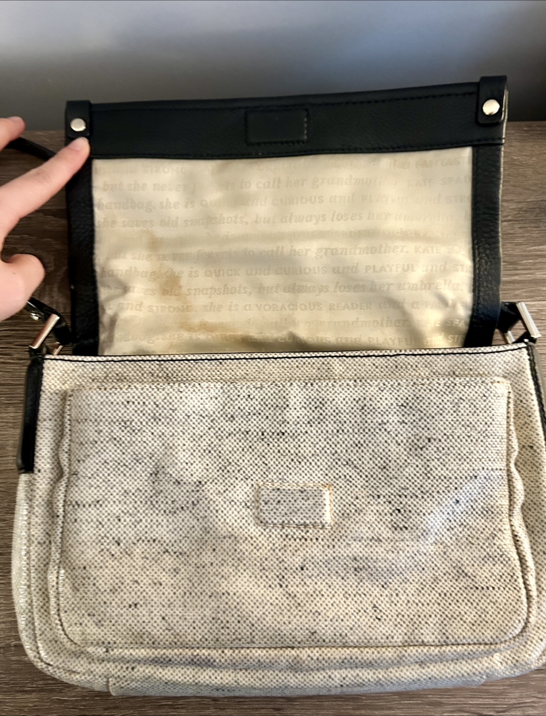 Kate Spade Crossbody Bag - Black & Cream - photo 2