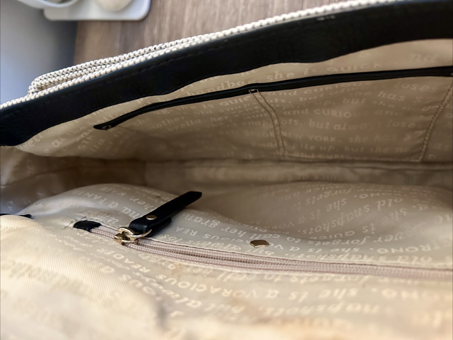Kate Spade Crossbody Bag - Black & Cream - photo 3