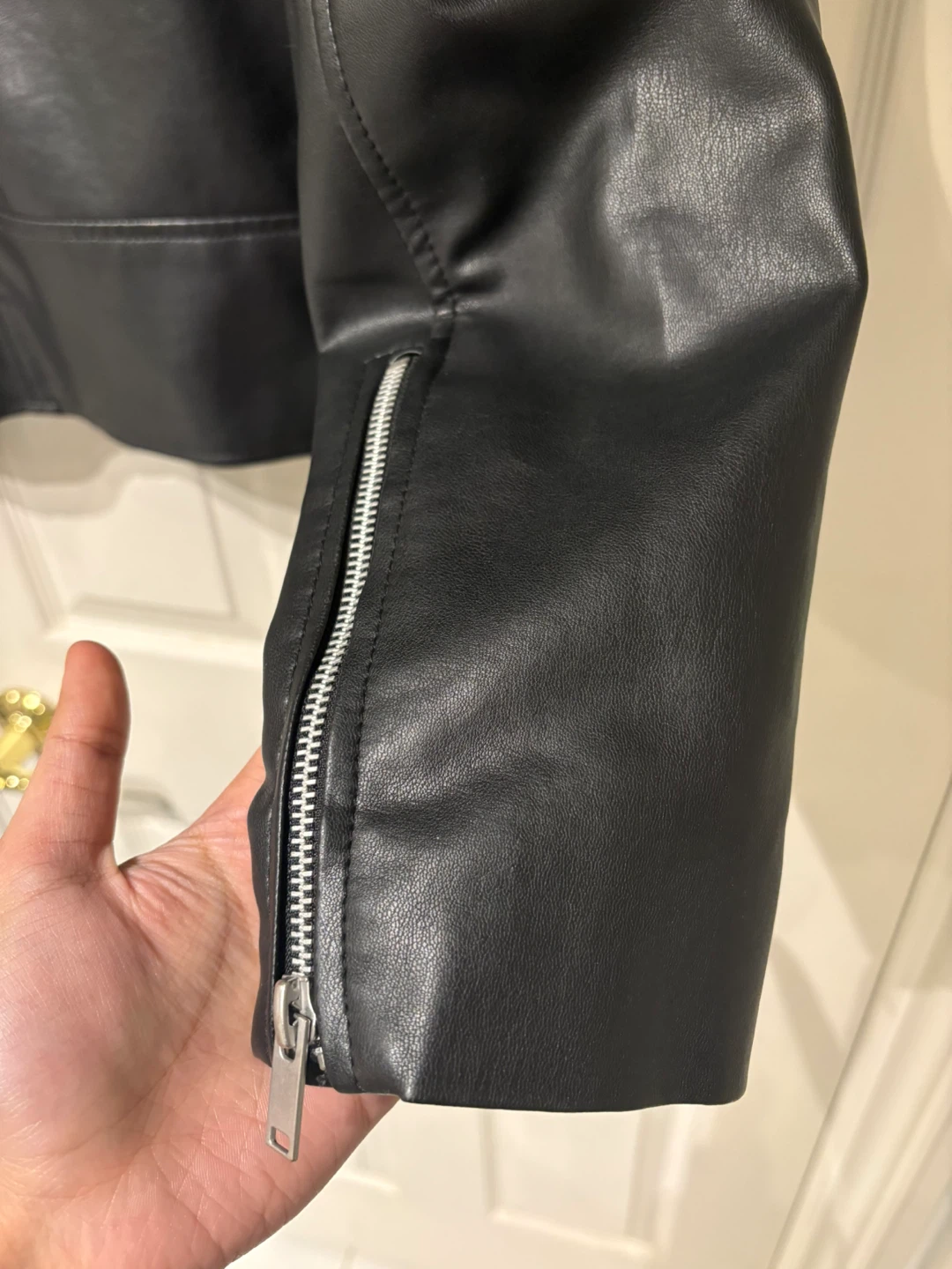 Outfitters Black Faux Leather Jacket - photo 2