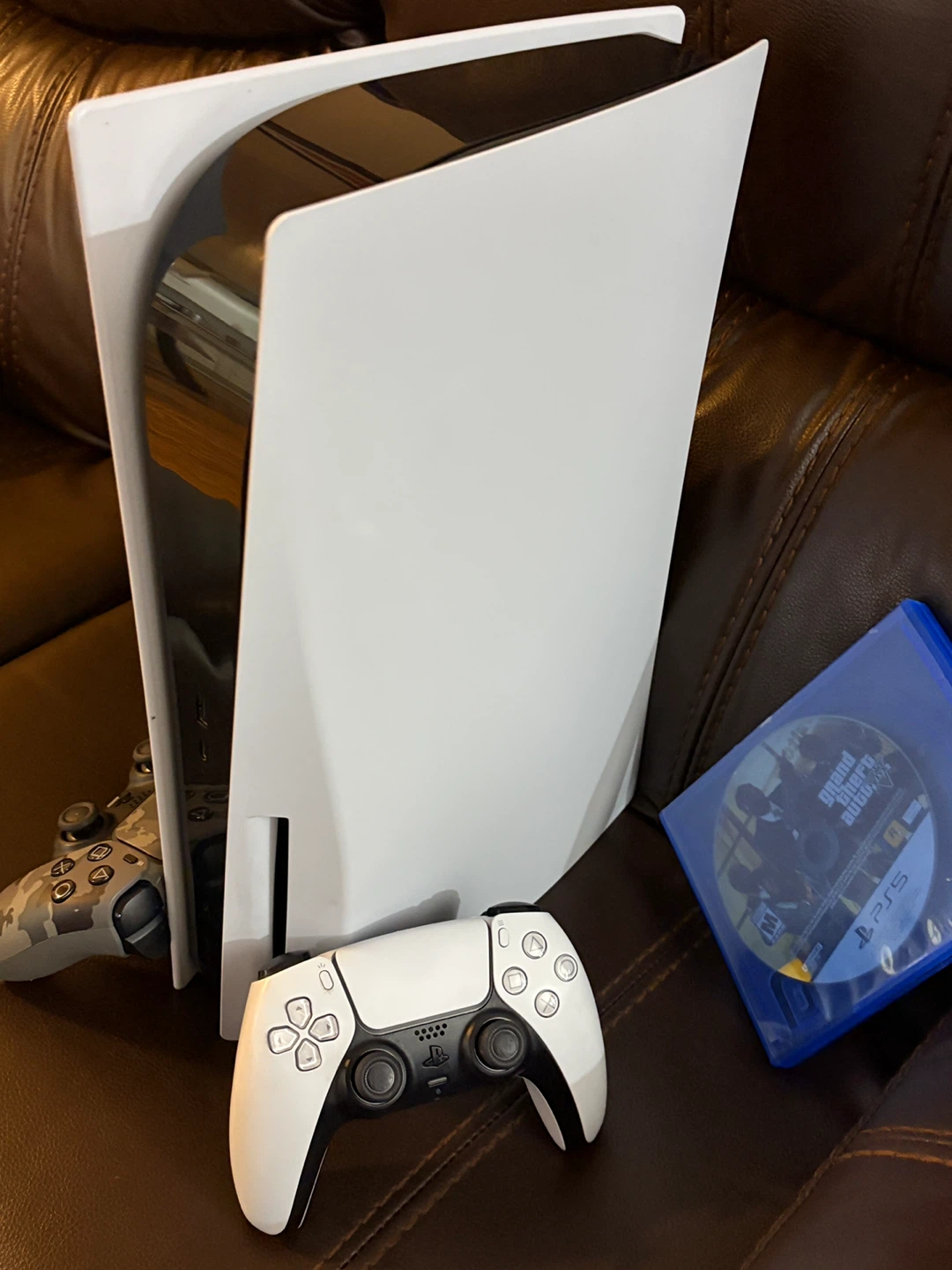 PlayStation 5 Console with Games and Controllers - photo 2