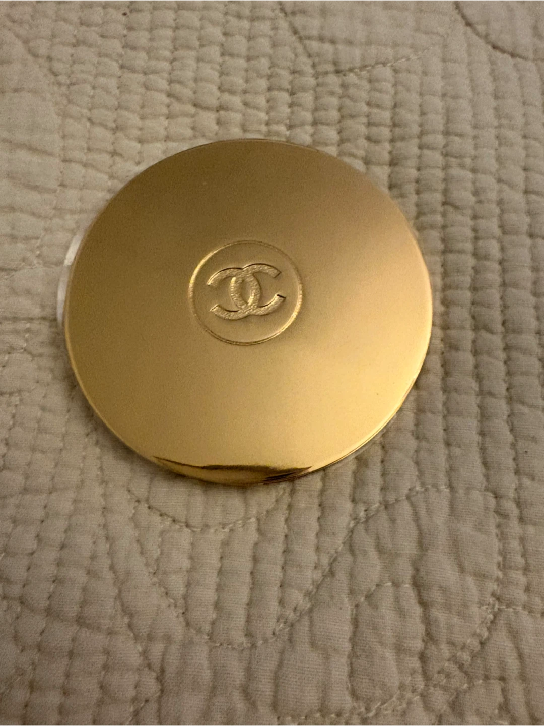 Chanel Gold Mirror with Box - photo 5
