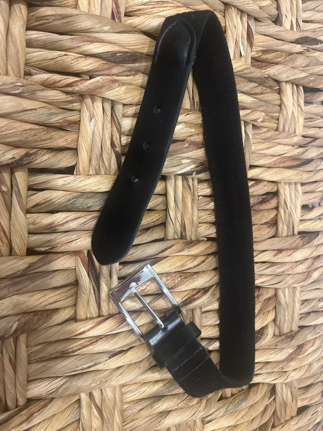 Jarwan Fashion Genuine Leather Black Belt Size 70/30
