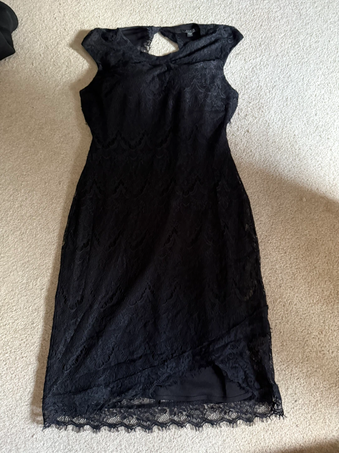 Guess Black Lace Dress - Size M