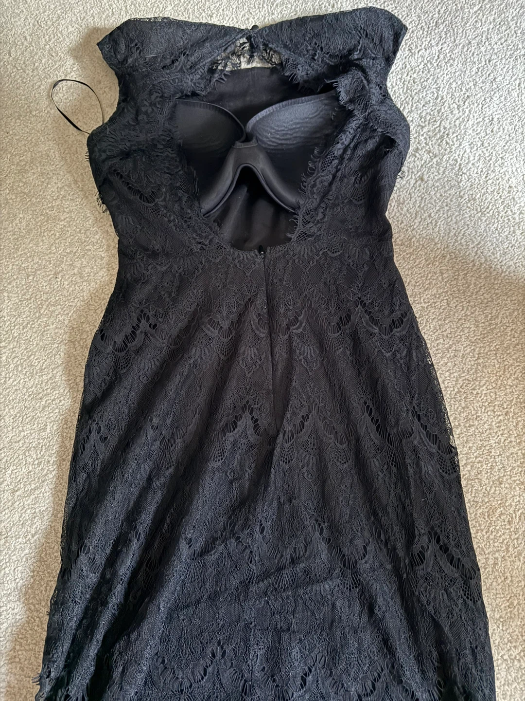 Guess Black Lace Dress - Size M - photo 2
