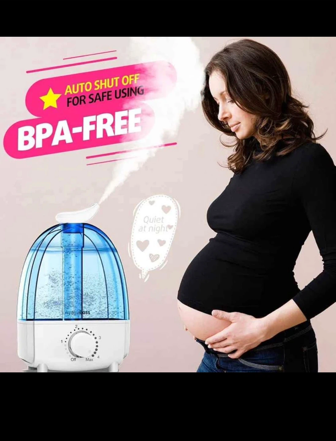 Ultrasonic Humidifier with LED Night Light - photo 4