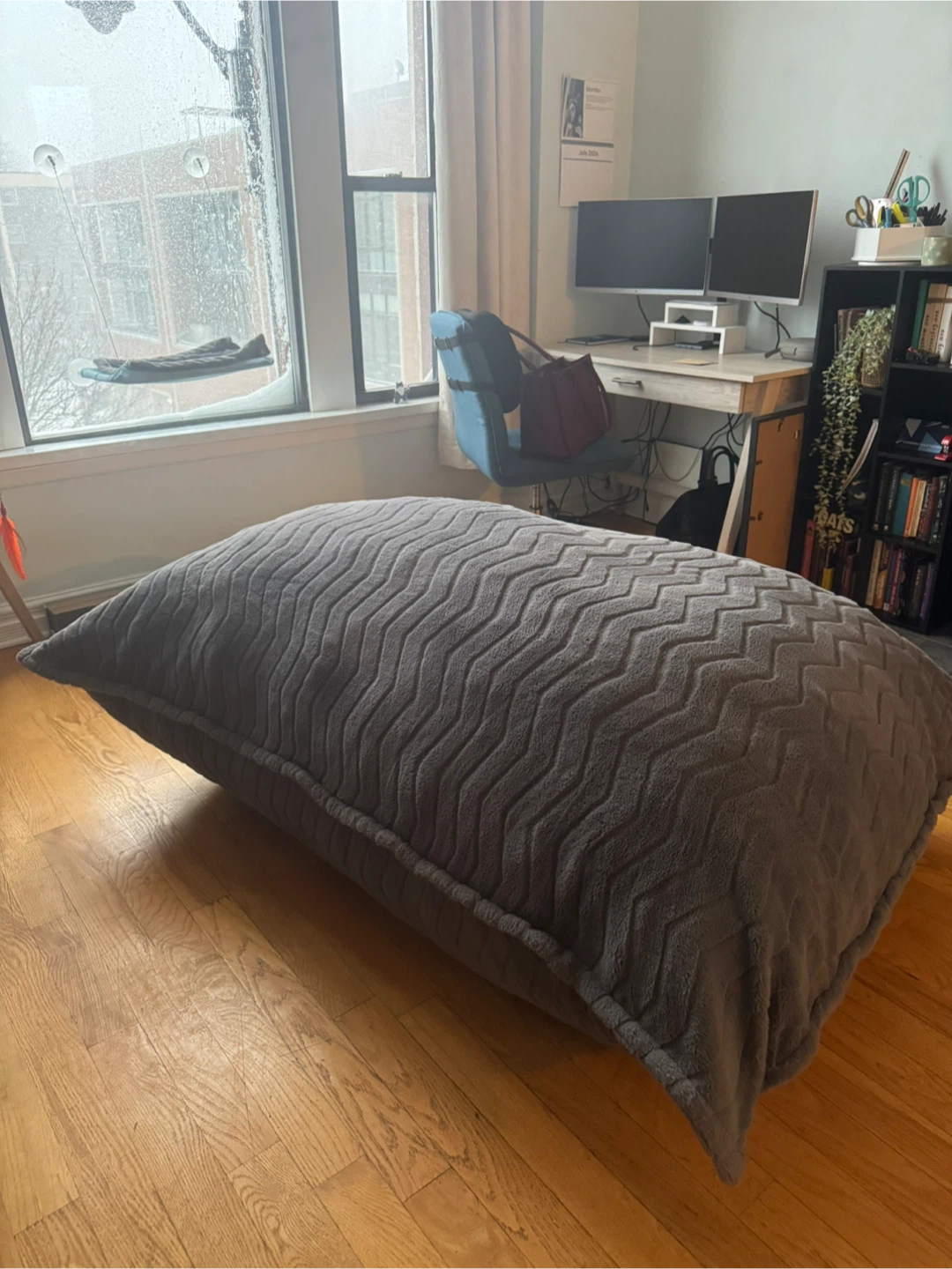 Gray Bean Bag Lounge Classic - photo 2