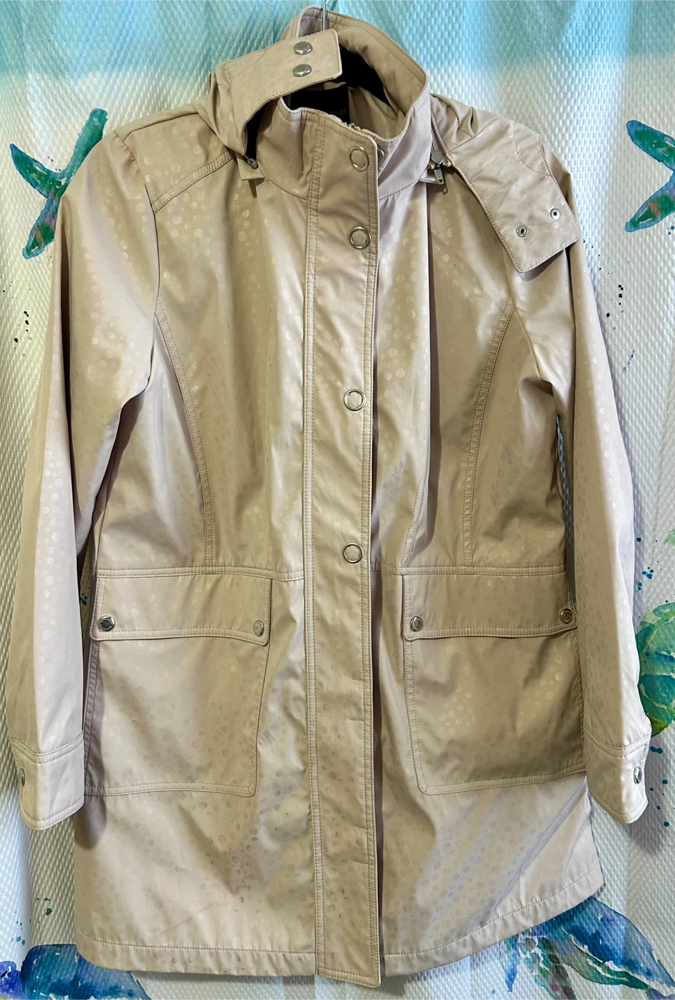 Weatherproof Beige Raincoat