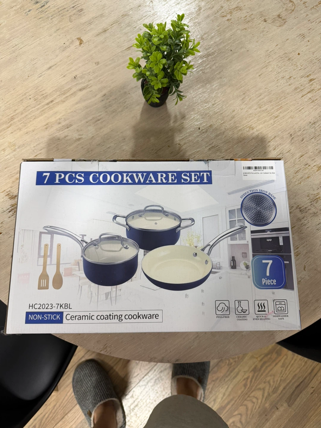 7-Piece Non-Stick Ceramic Cookware Set