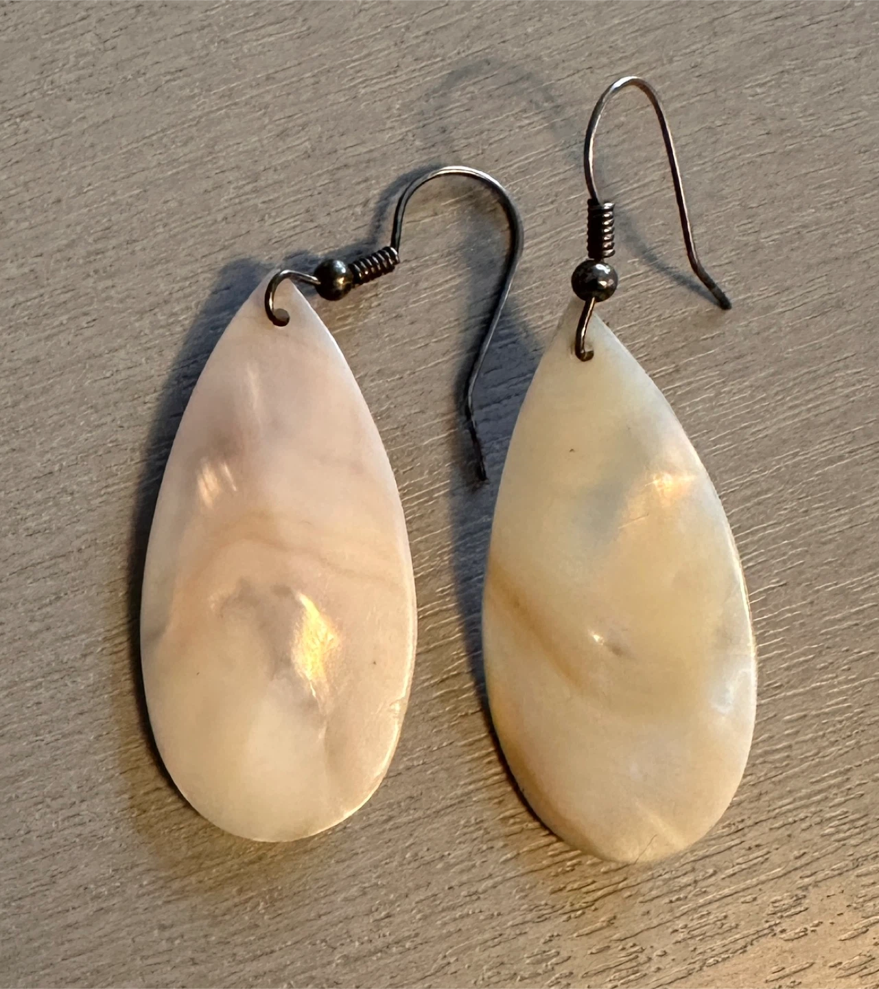 Mother of Pearl Teardrop Earrings