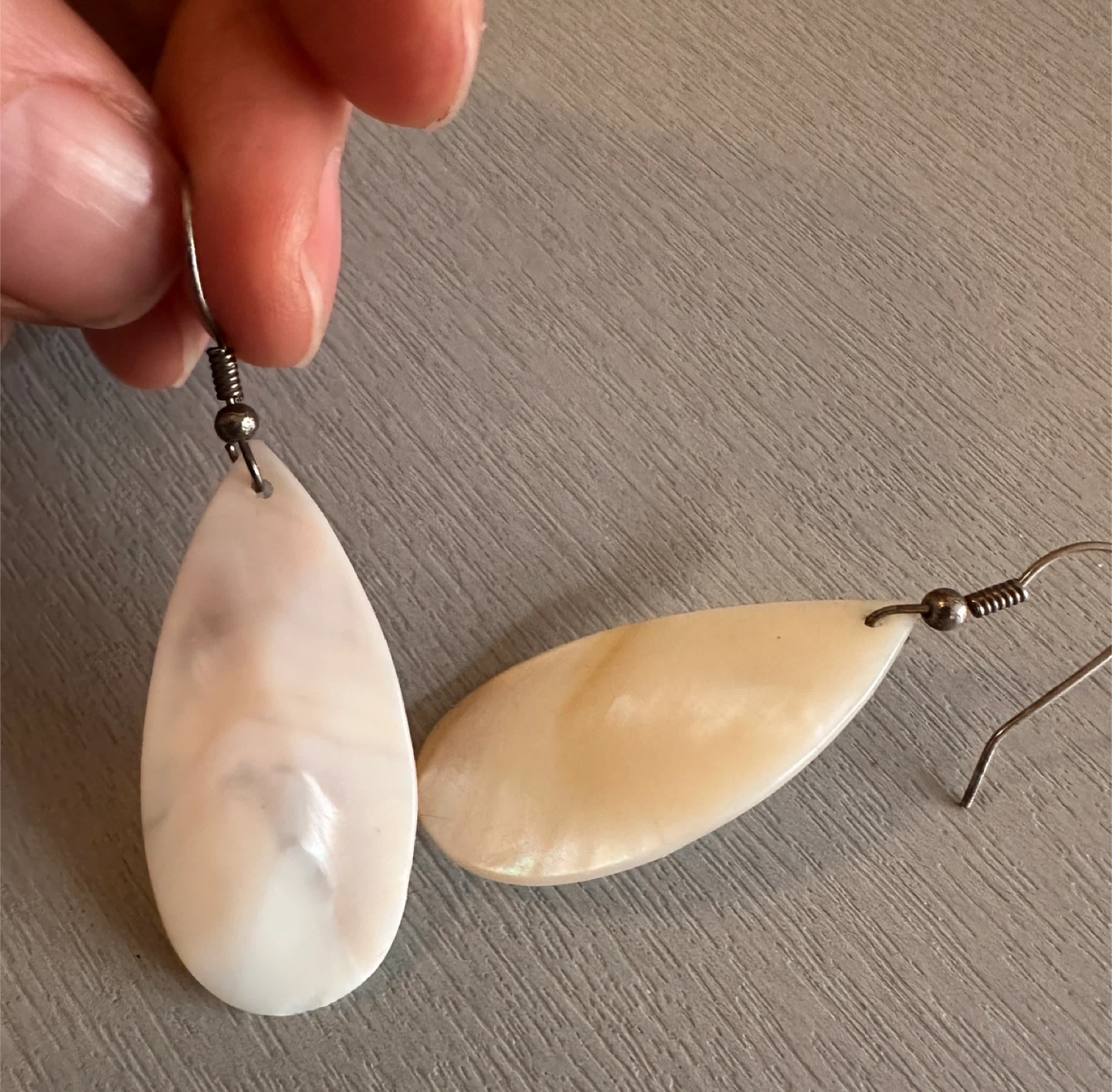 Mother of Pearl Teardrop Earrings - photo 2
