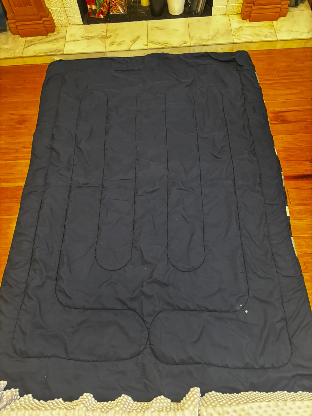 Striped quilt blanket - photo 3