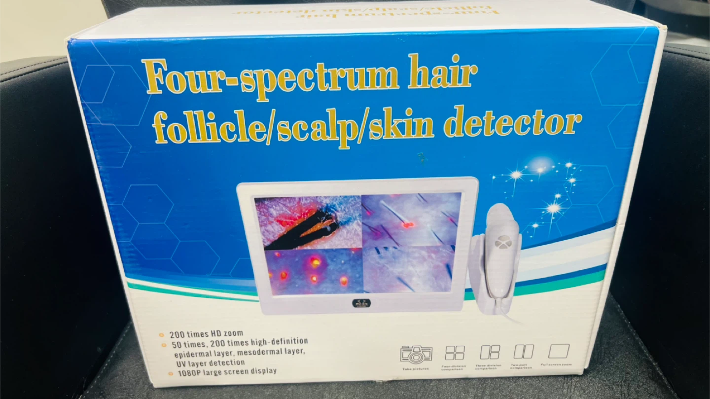 Four-Spectrum Hair Follicle/Scalp/Skin Detector