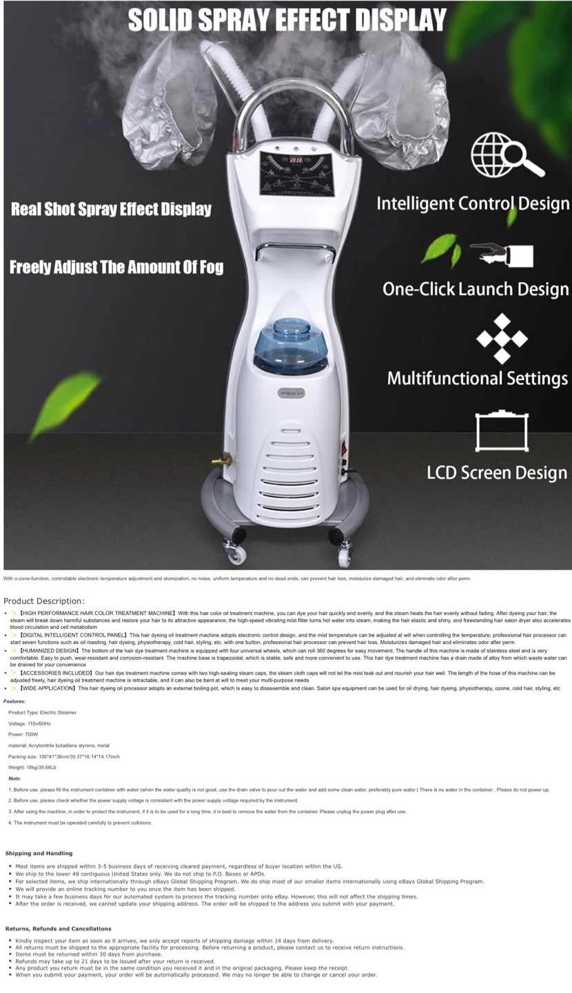 Hair Steamer for Oil Treatment and Styling - photo 5