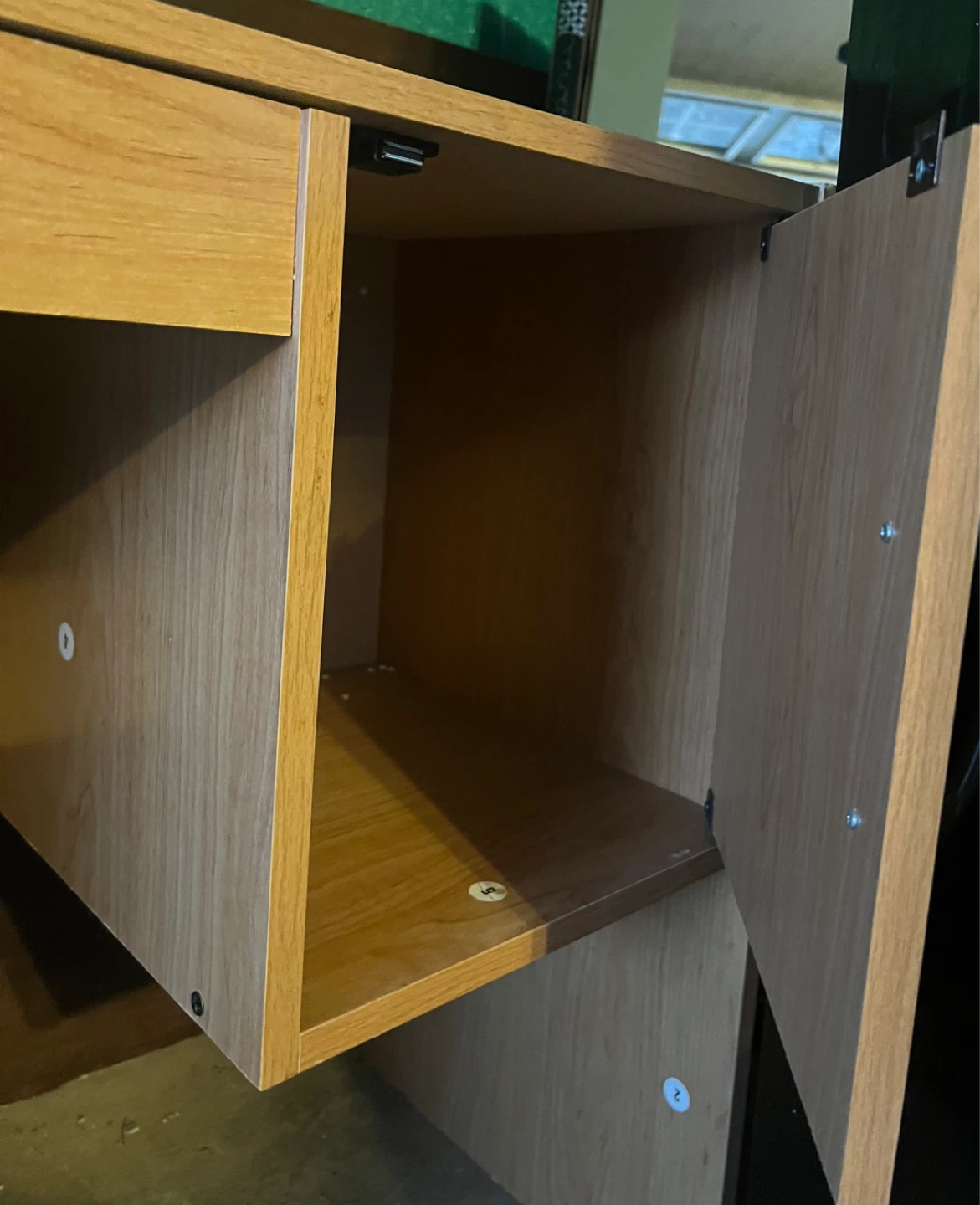 Wooden Desk with Cabinet - photo 4