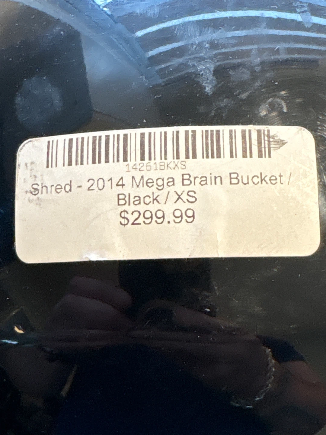 Shred Mega Brain Bucket Helmet - Black / XS - photo 2