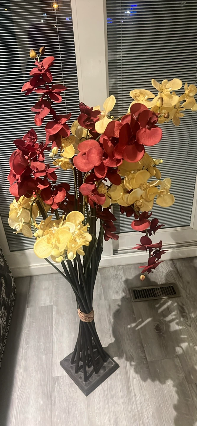 Artificial Orchid Flower Arrangement