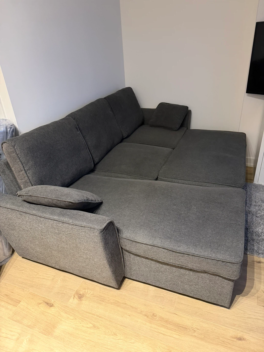 Grey Sectional Sofa - photo 3