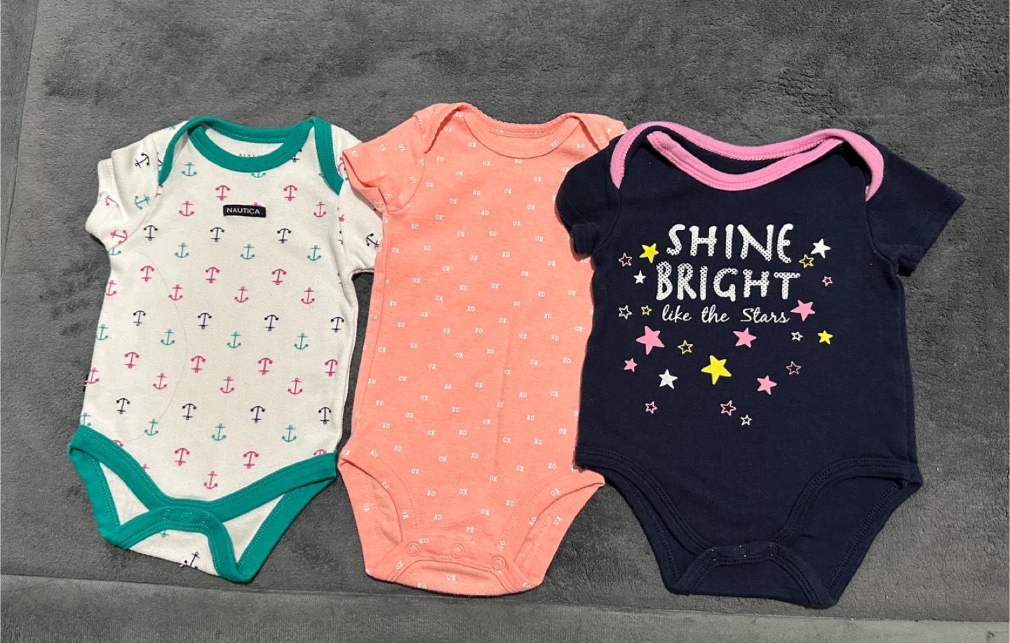0-3 Months Baby Onesies Bundle - Various Brands & Styles - photo 3