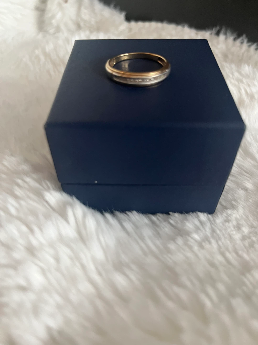 Diamond Ring with Gold Band - photo 3