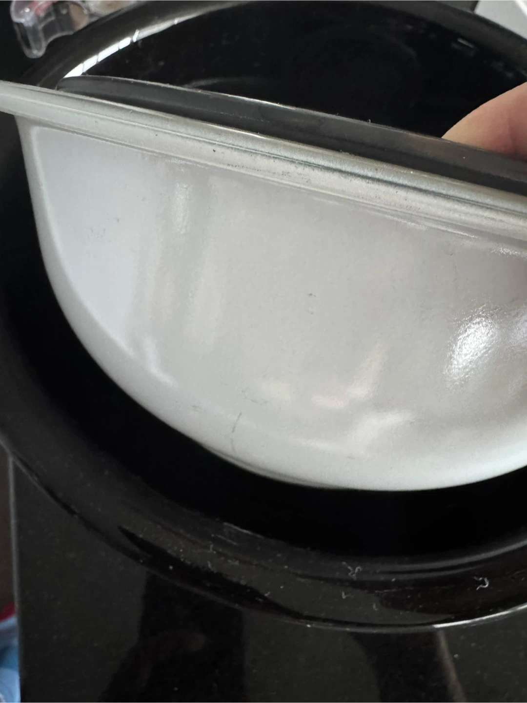 🥕Used Mixing Bowls Set - Black & White 🥕 - photo 2
