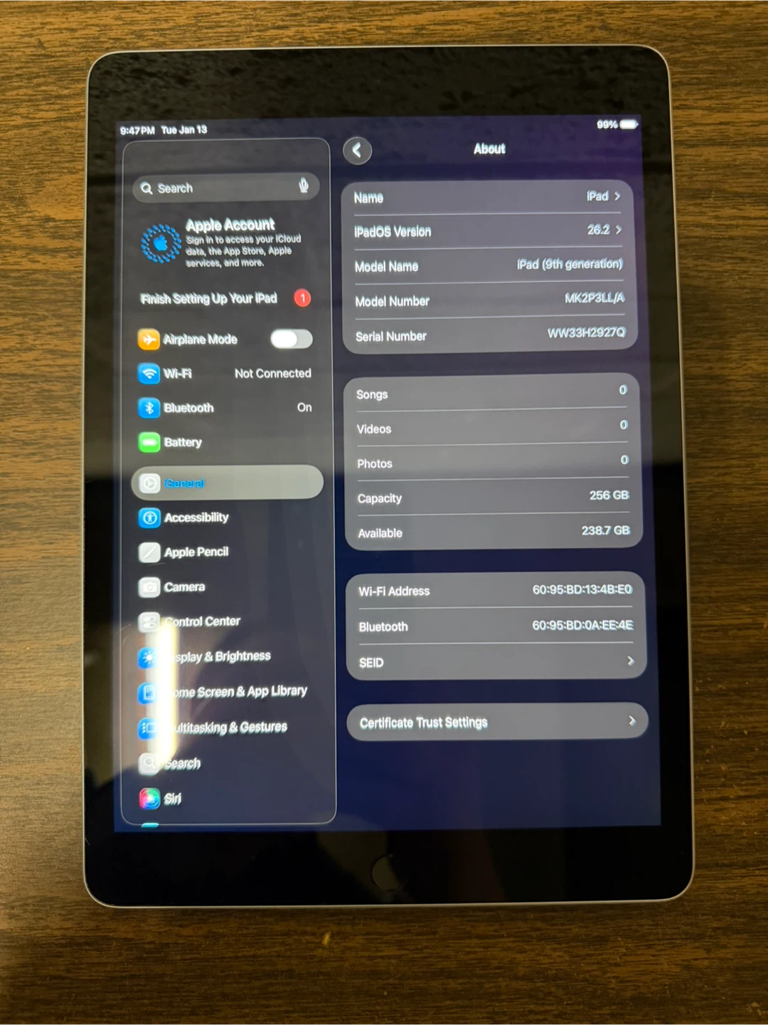 iPad 9th Gen