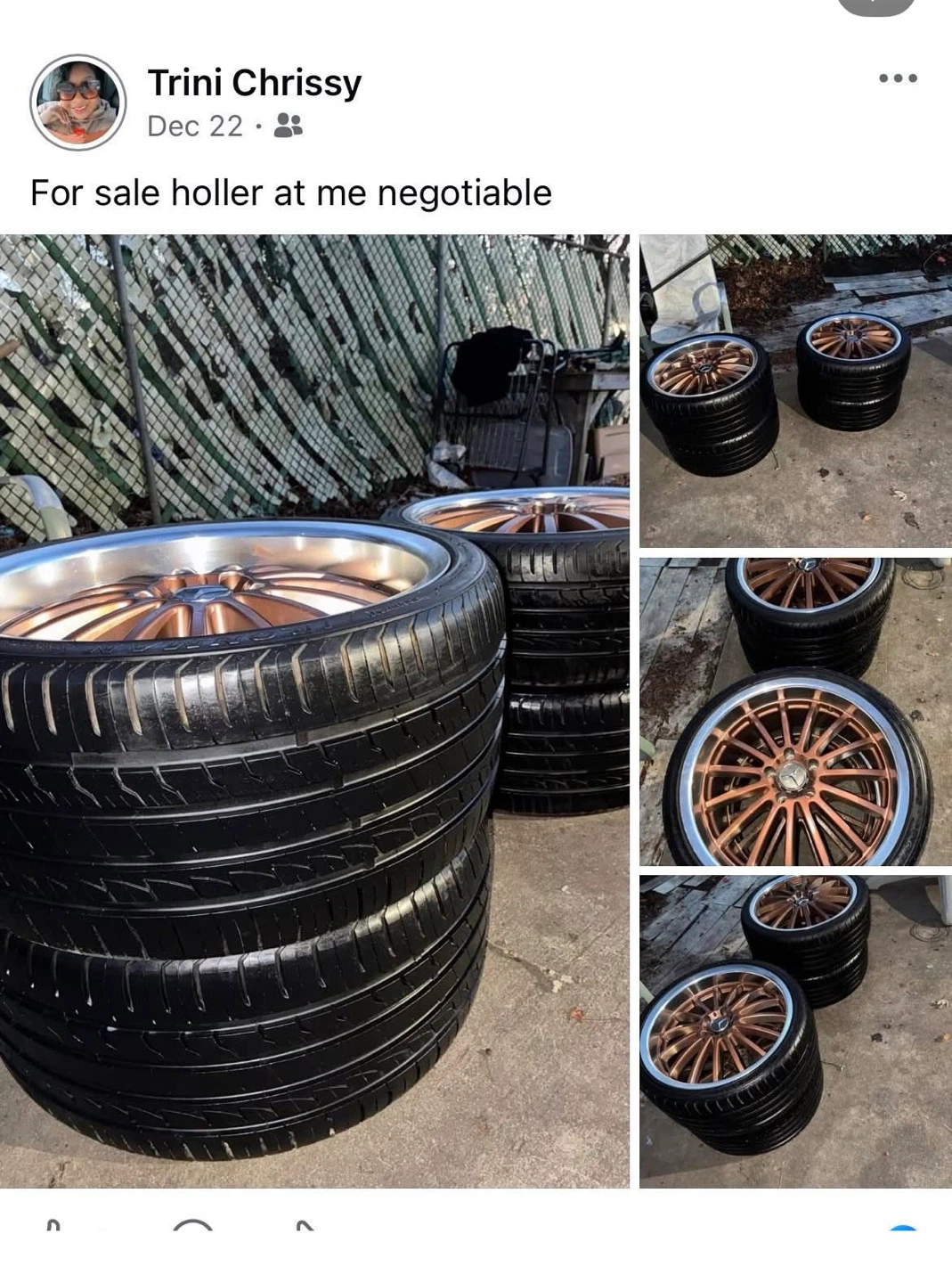 Mercedes-Benz 19 Set of Tires