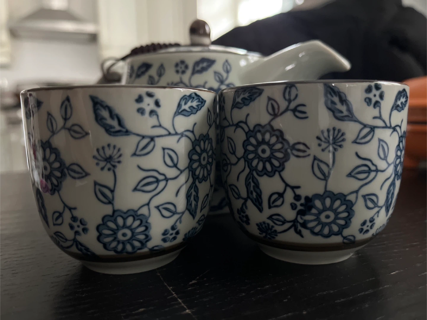 Floral Tea Set - Teapot and Cups