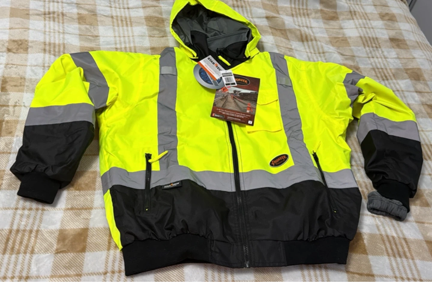 Pioneer Hi-Viz Safety Bomber Jacket - New - photo 2