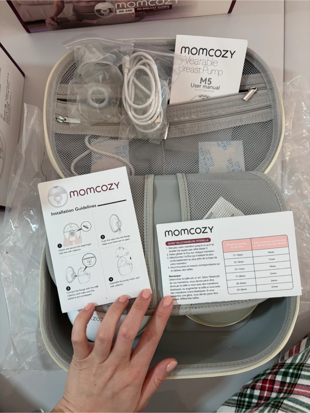 Momcozy M5 Wearable Breast Pump - Gently Used - photo 3