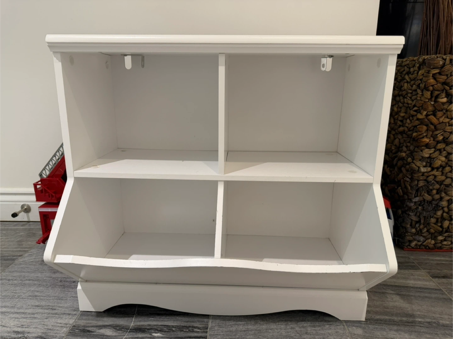 White Toy Storage organizer Unit