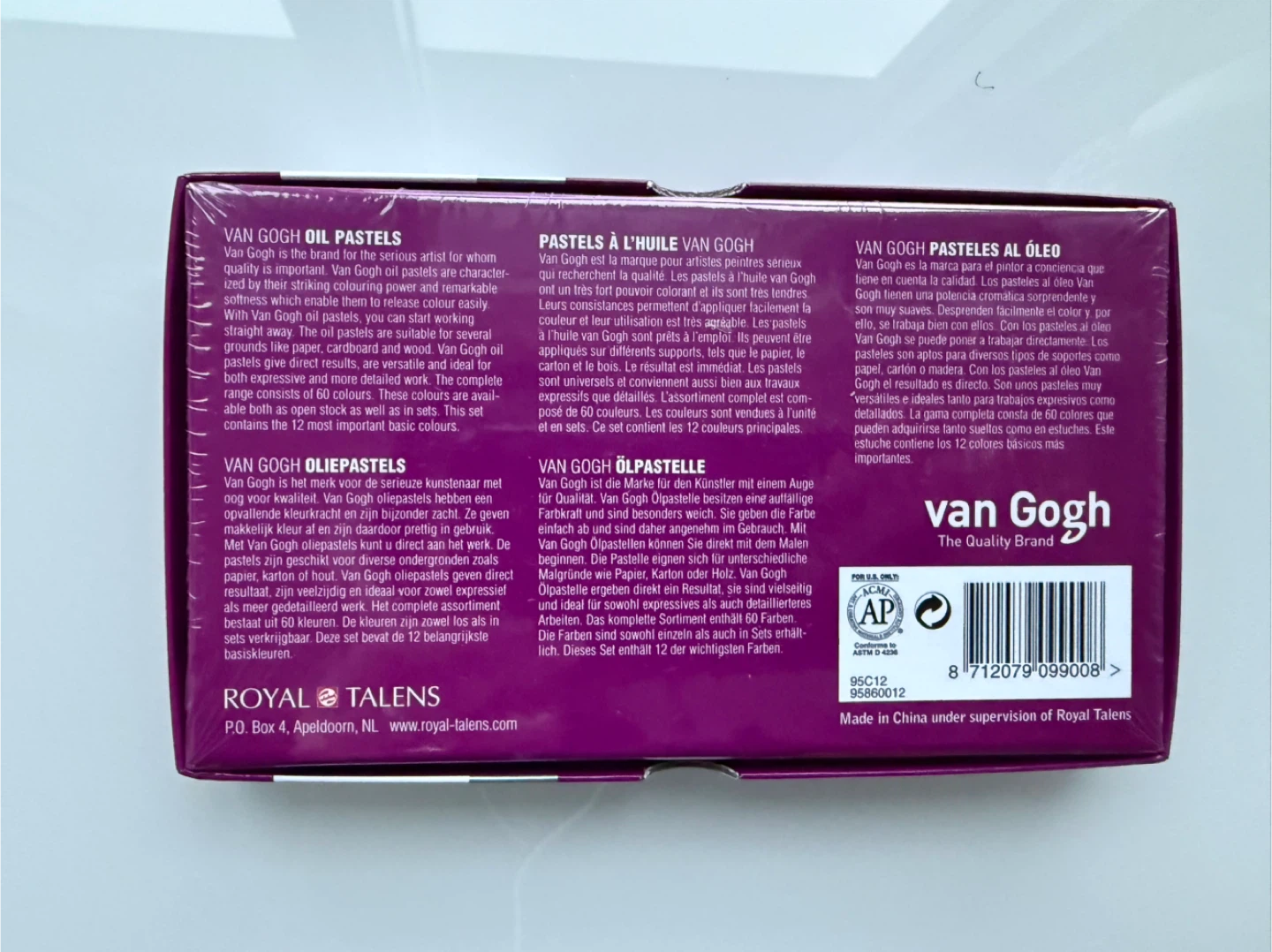 Brand new Van Gogh Oil Pastels - 12 Pack - Royal Talens - photo 3
