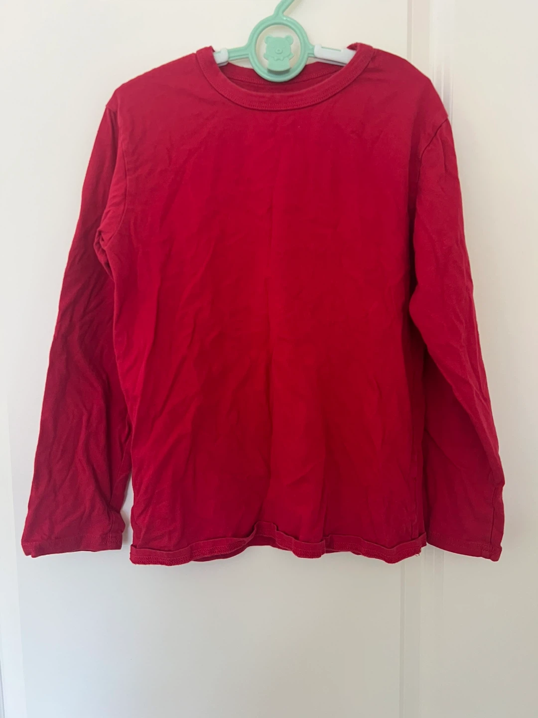 Children place Red Long Sleeve Shirt