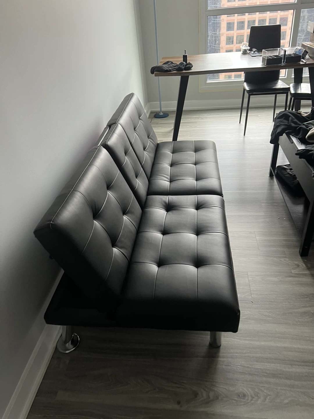 Black Sofa Bed perfect for studio - photo 3