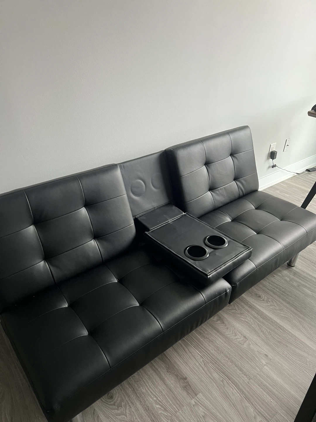 Black Sofa Bed perfect for studio - photo 4