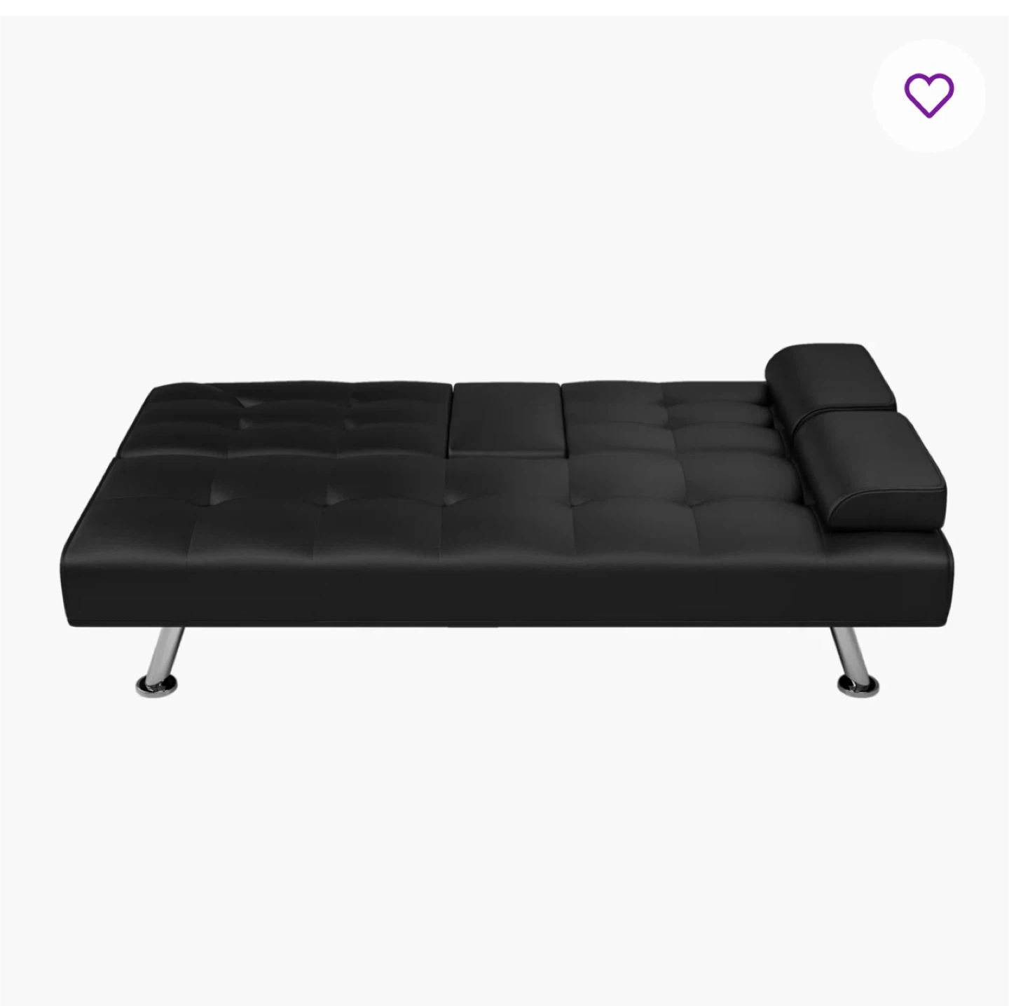 Black Sofa Bed perfect for studio - photo 5