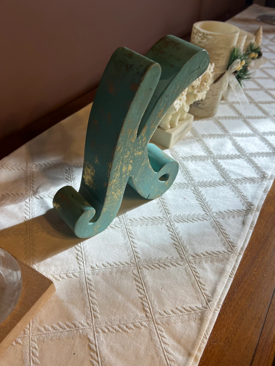 Decorative large letter K - photo 4