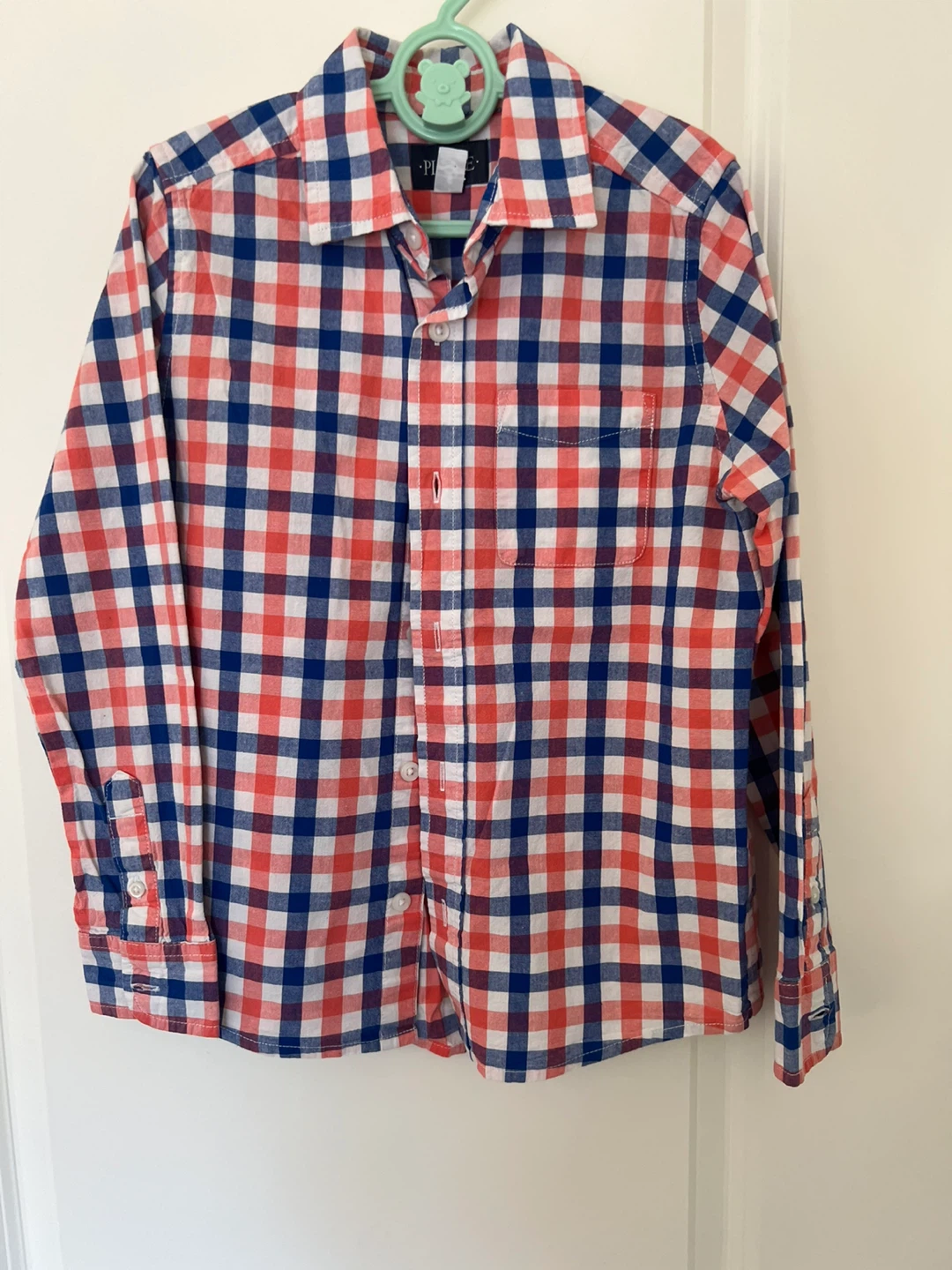The Children's Place Plaid Shirt size 7/8