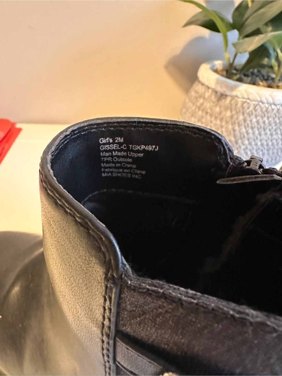 MIA Girl's GISSEL-C Black Ankle Boots - Size 2M - photo 3