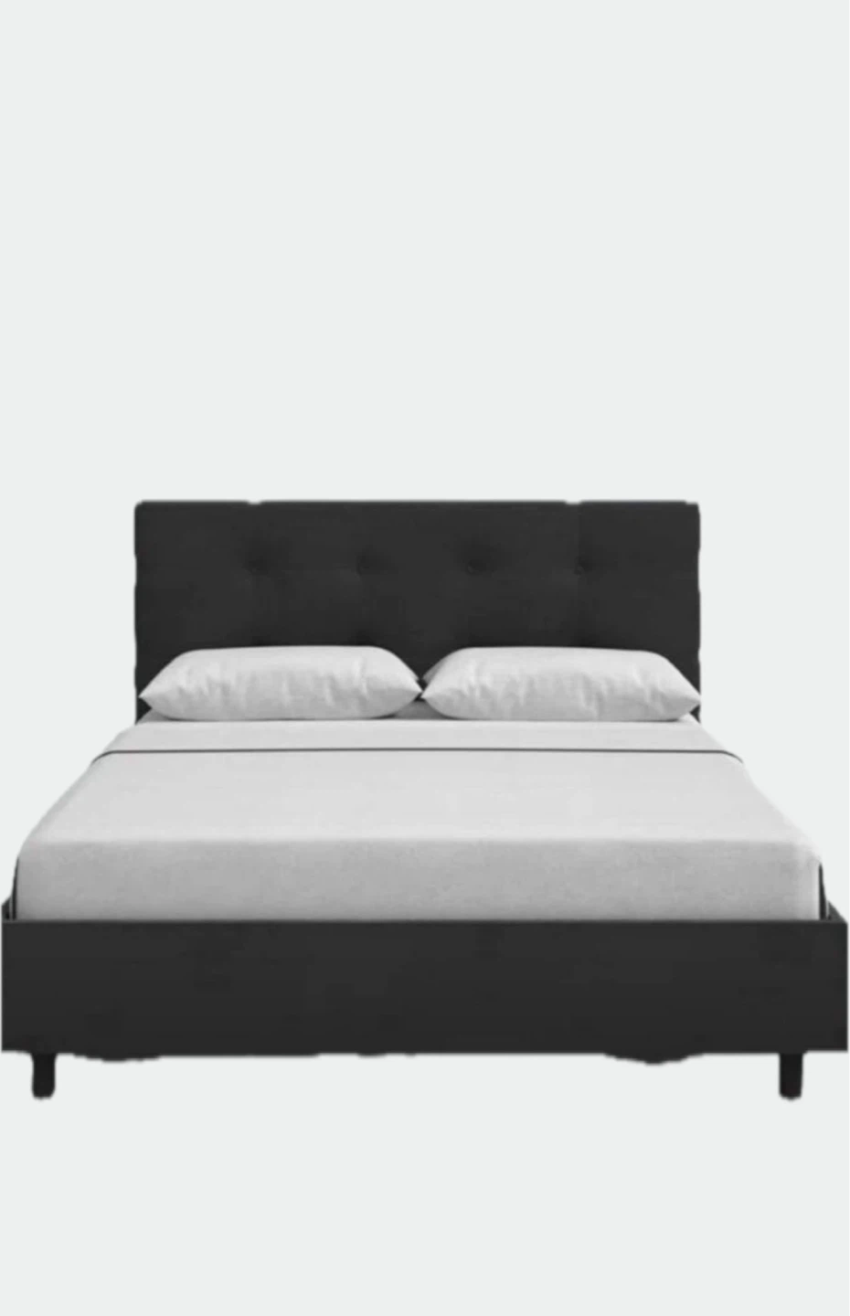 Box Bedframe - Black queen size