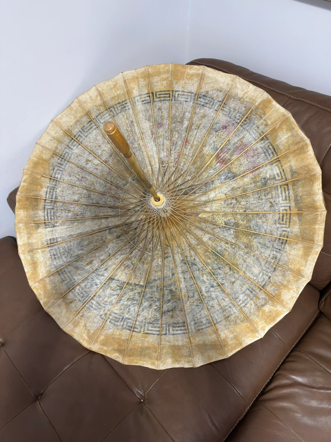 Vintage Japanese Rice Paper Parasol - photo 3