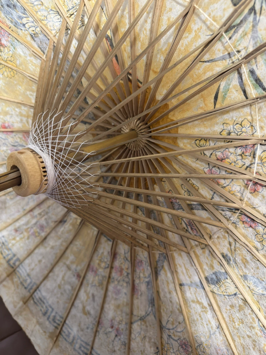 Vintage Japanese Rice Paper Parasol - photo 5